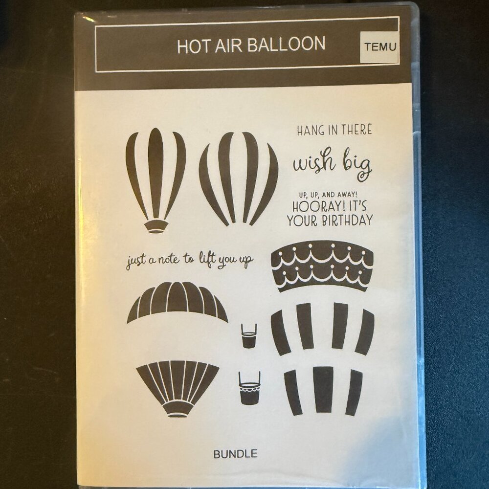 Temu Stamps and Dies Hot Air Balloon (1A)
